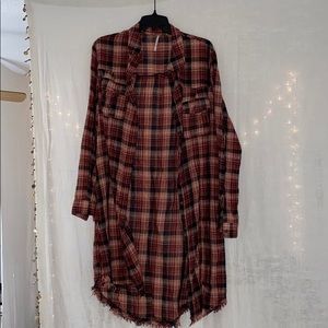 Extra Long Free People Flannel